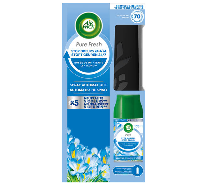 Luchtverfrisser AirWick PF Lentedauw Starter Kit 250ml
