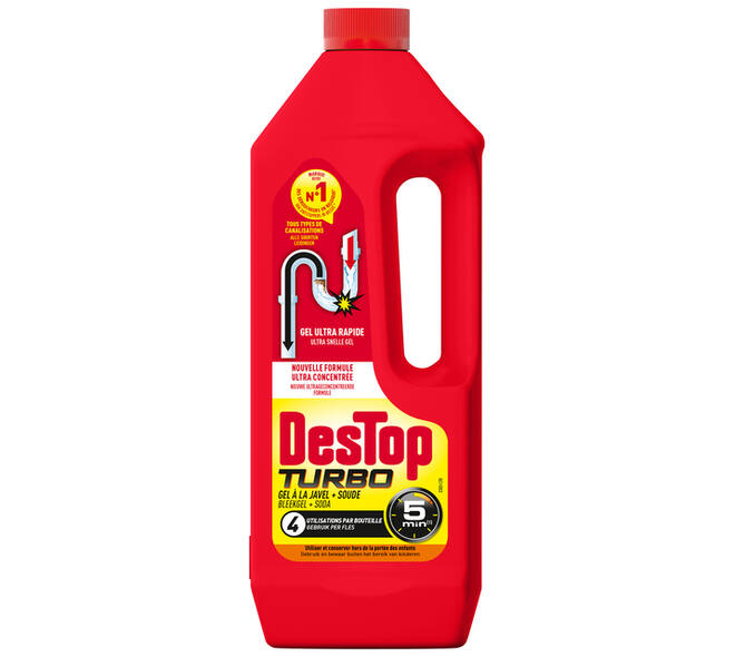 Afvoerontstopper Destop Turbo Gel  1L