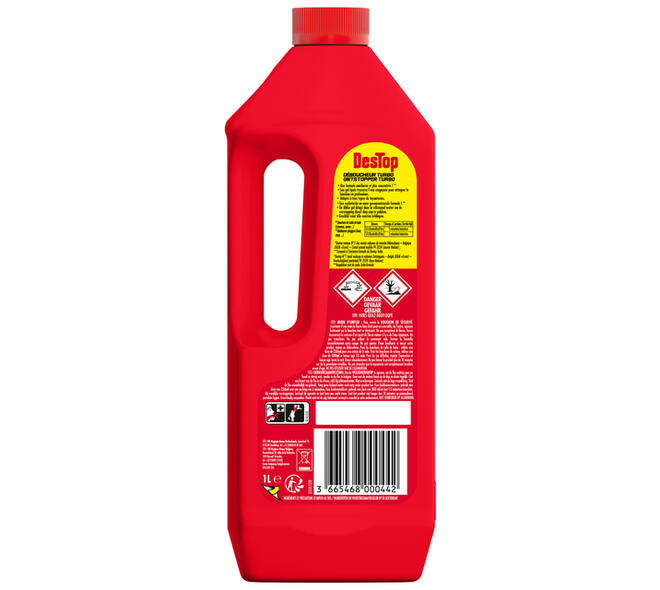 Afvoerontstopper Destop Turbo Gel  1L