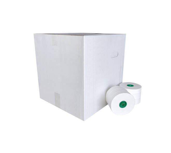 Toiletpapier Cleaninq systeemrol 2-laags 100m wit