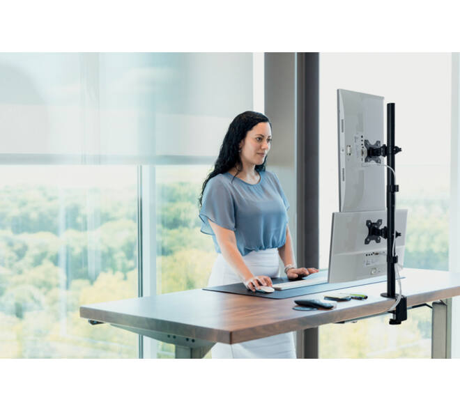 Monitorarm Kensington dubbele verticale bevestiging