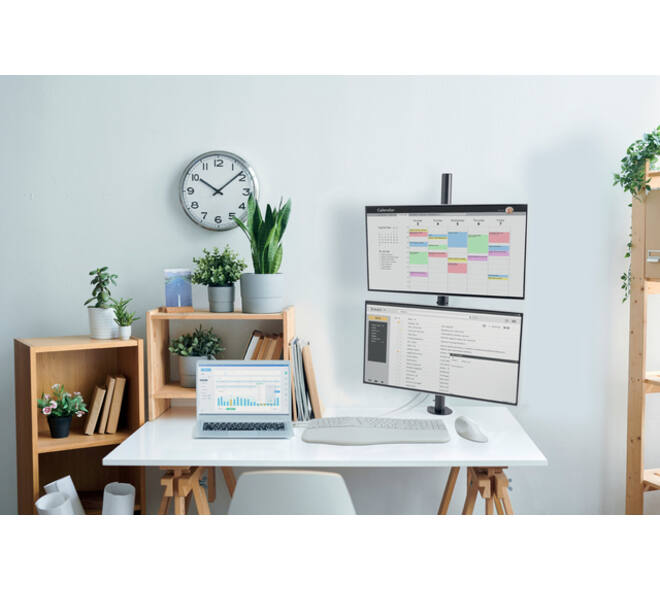 Monitorarm Kensington dubbele verticale bevestiging