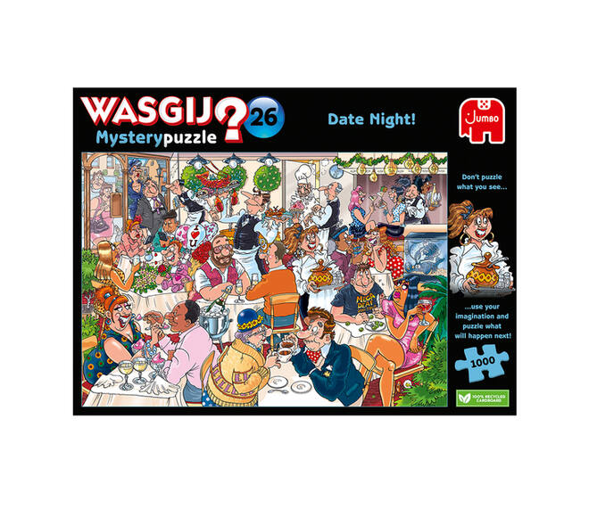 Puzzel Wasgij Mystery 26 Date Night! 1000 stukjes