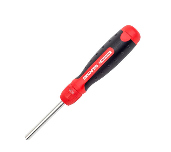 Schroevendraaier Megapro Ratcheting met 13 bits zwart