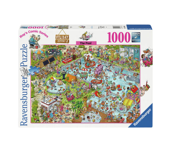 Puzzel Ravensburger Ray Comics The Pool deel 3 1000 stukjes
