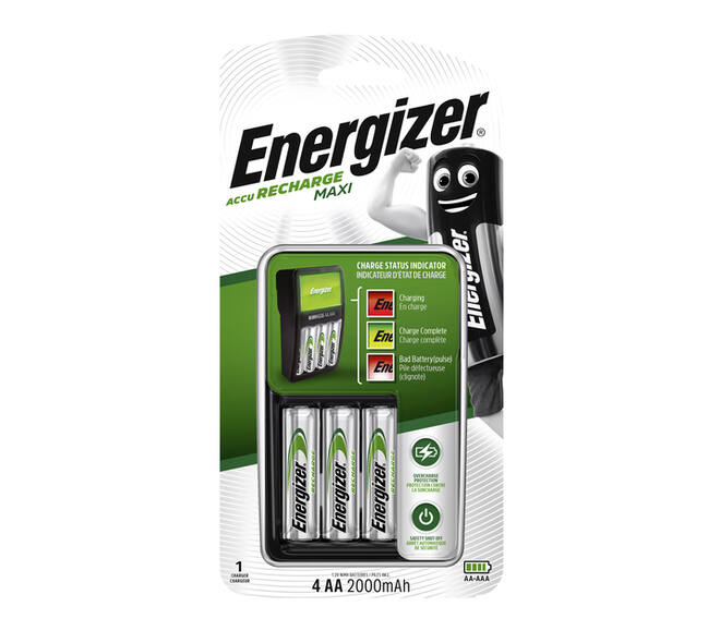 Batterij oplader Energizer incl batterijen 4x AA