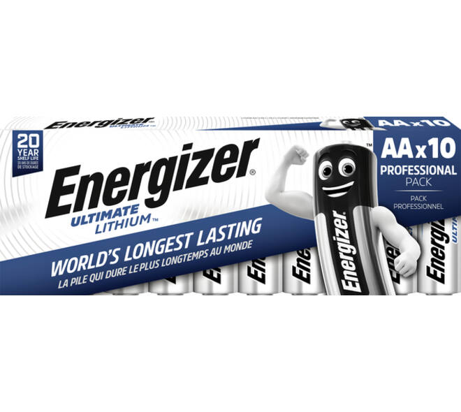 Batterij Energizer Ultimate Lithium 10x AA