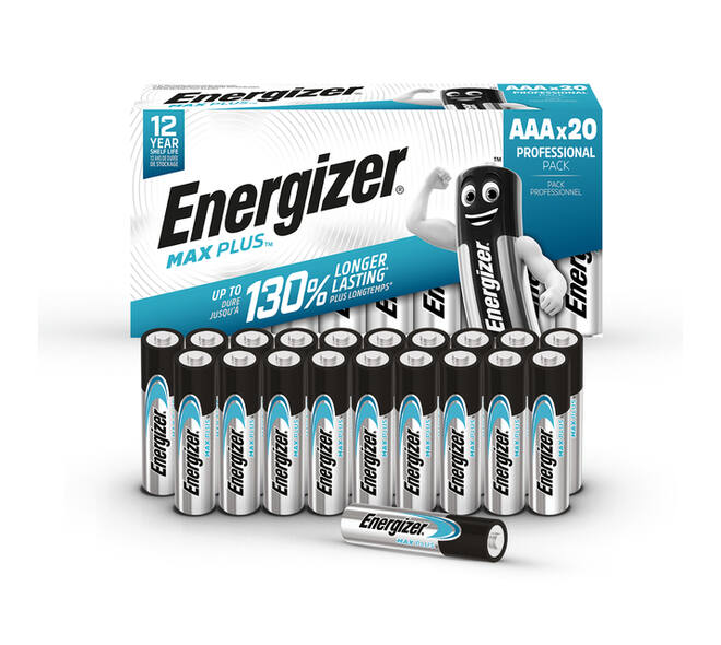 Batterij Energizer Max Plus 20x AAA alkaline