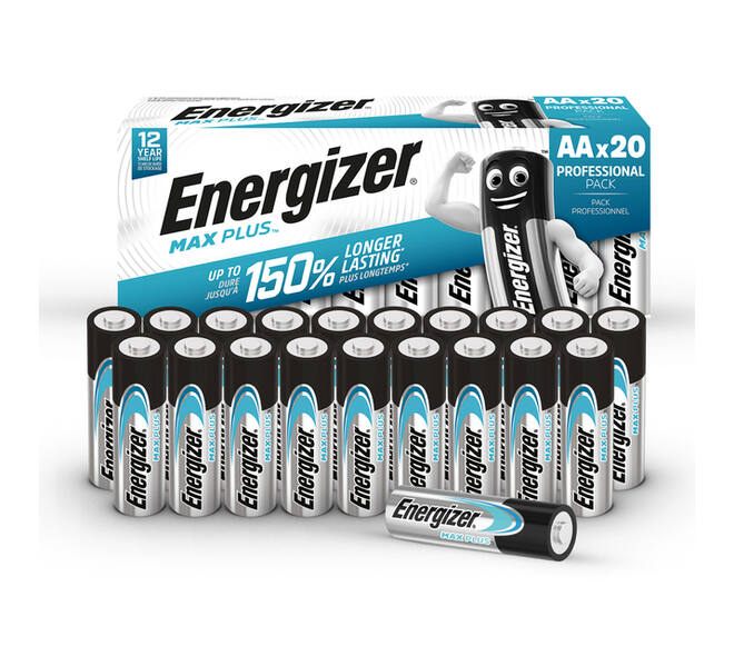 Batterij Energizer Max Plus 20x AA alkaline