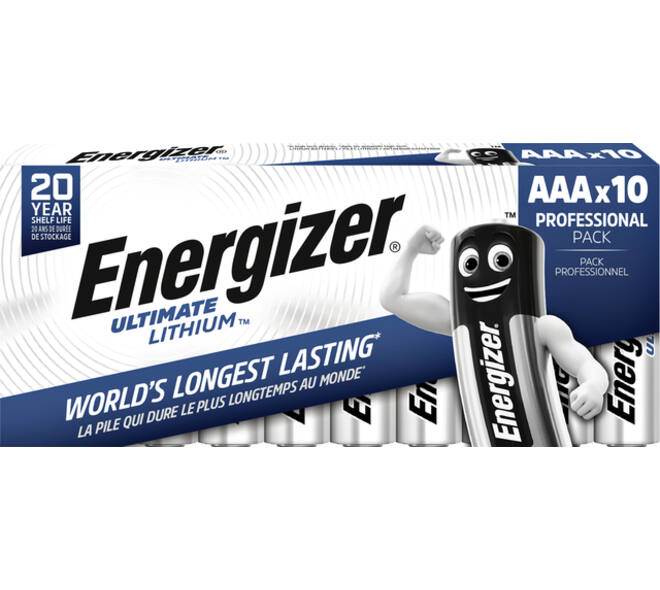 Batterij Energizer Ultimate Lithium 10x AAA