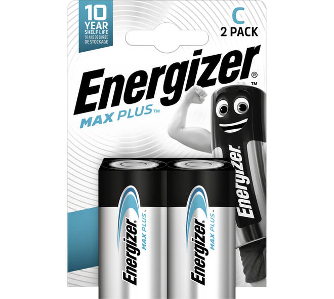 Batterij Energizer Max Plus 2x C alkaline