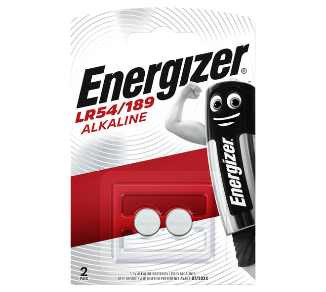 Batterij Energizer knoopcel 2x LR54 alkaline