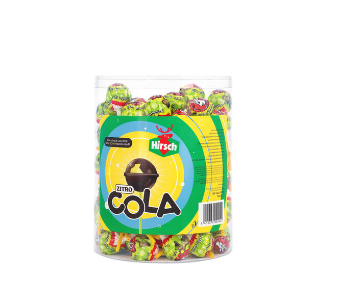 Lolly Hirsch cola/citroen 100x12 gram