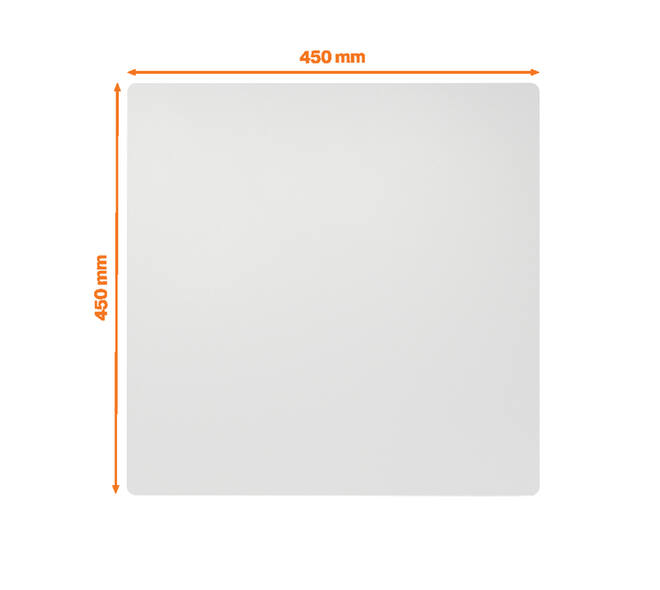 Whiteboard Nobo frameloos modulair 45x45cm