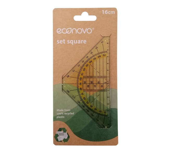 Geodriehoek Econovo 16cm blister à 1 stuk