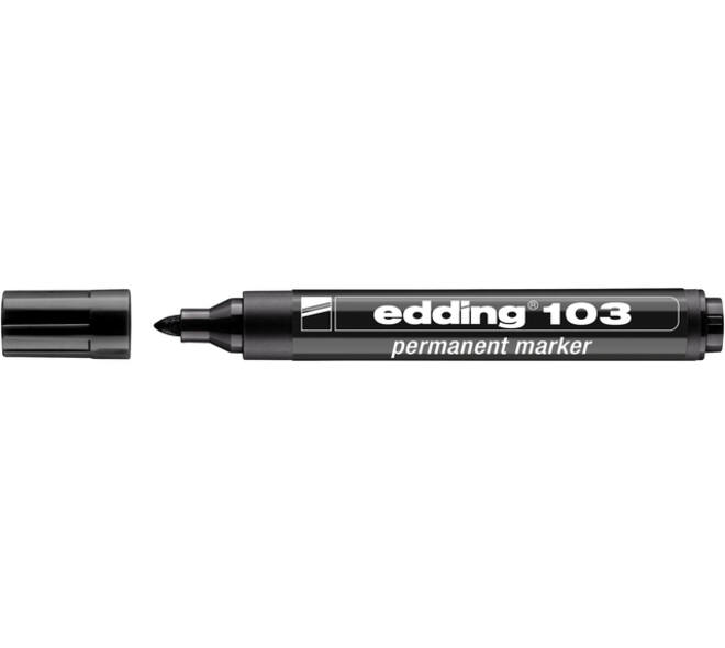Viltstift edding 103 rond medium zwart