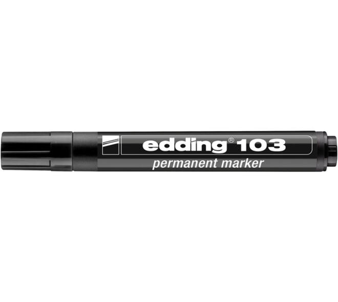 Viltstift edding 103 rond medium zwart