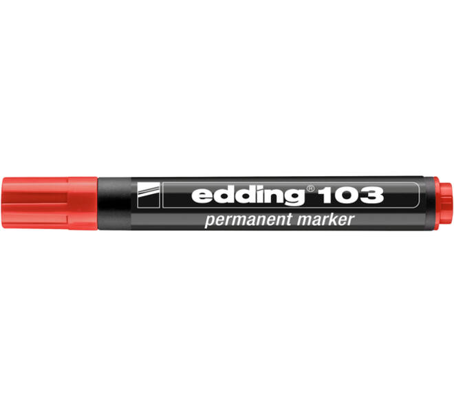 Viltstift edding 103 rond medium rood