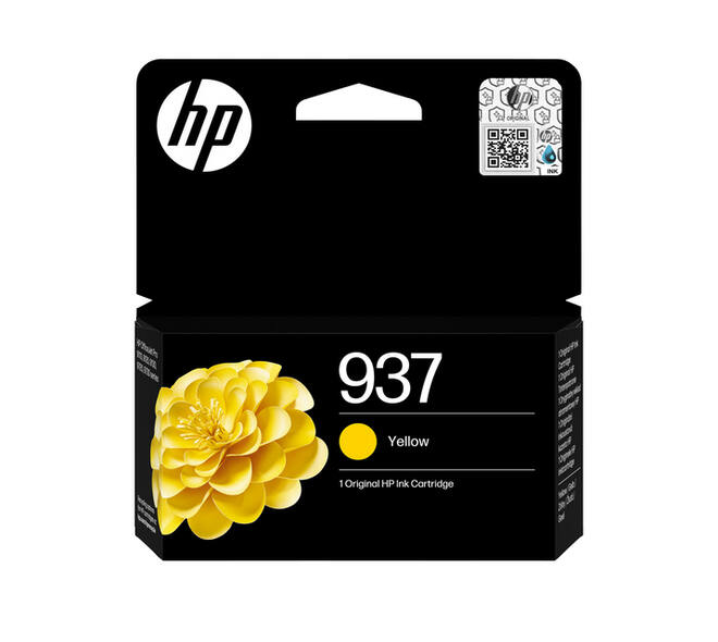 Inktcartridge HP 4S6W4NE 937 geel