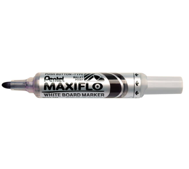 Whiteboardmarker Pentel MWL5M Maxiflo rond 3mm violet