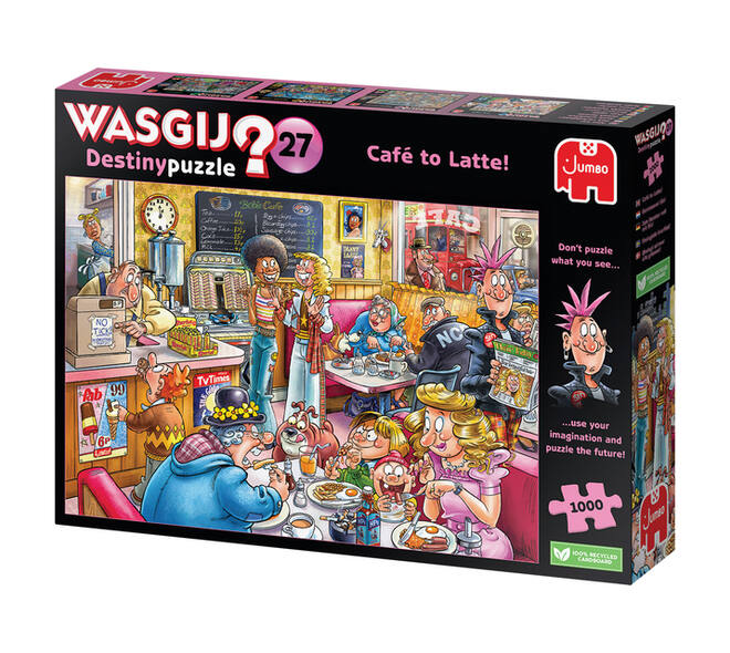 Puzzel Wasgij Destiny 27 De Koffieshop! 1000 stukjes