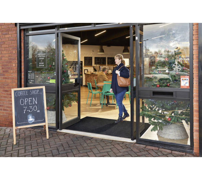 Inloopmat Green-Horse Indoor Pro 60x85cm zwart