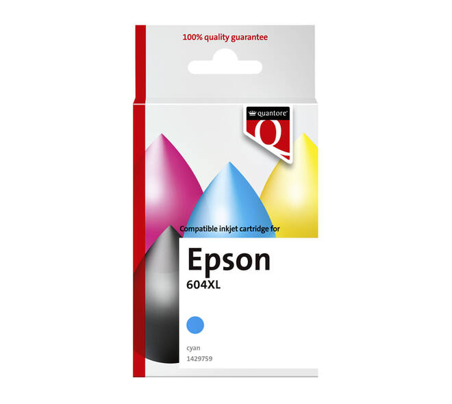 Inktcartridge Quantore alternatief tbv Epson 604XL T10H24 blauw
