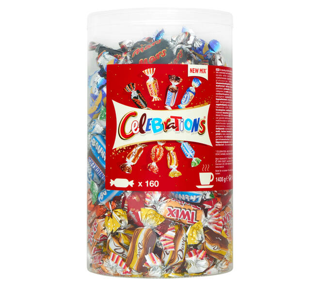Chocolade Celebrations koker 1435gr