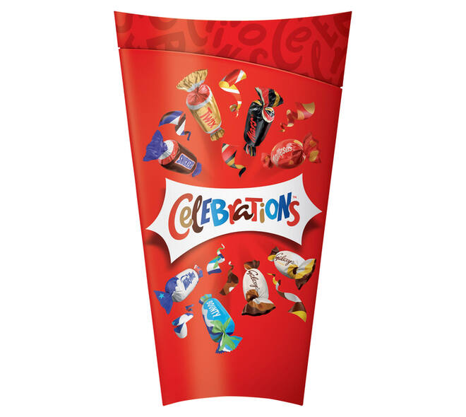 Chocolade Celebrations flip box 272gr