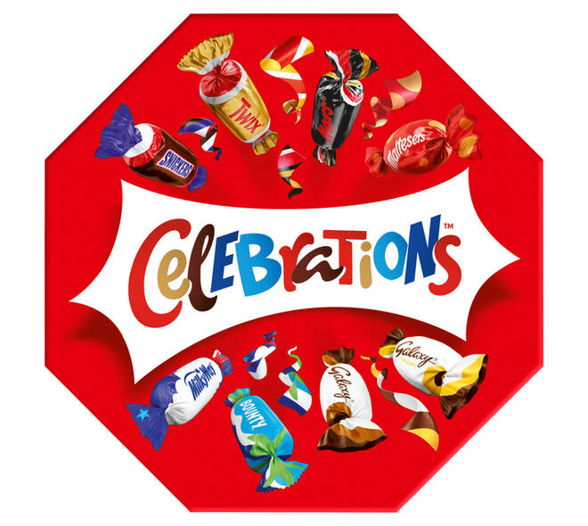 Chocolade Celebrations doos 385gr