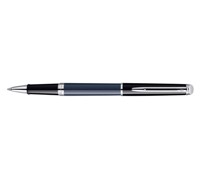 Rollerpen Waterman Hémisphère Colour Blocking black en blue CT fijn