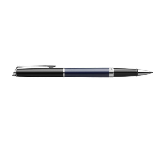 Rollerpen Waterman Hémisphère Colour Blocking black en blue CT fijn