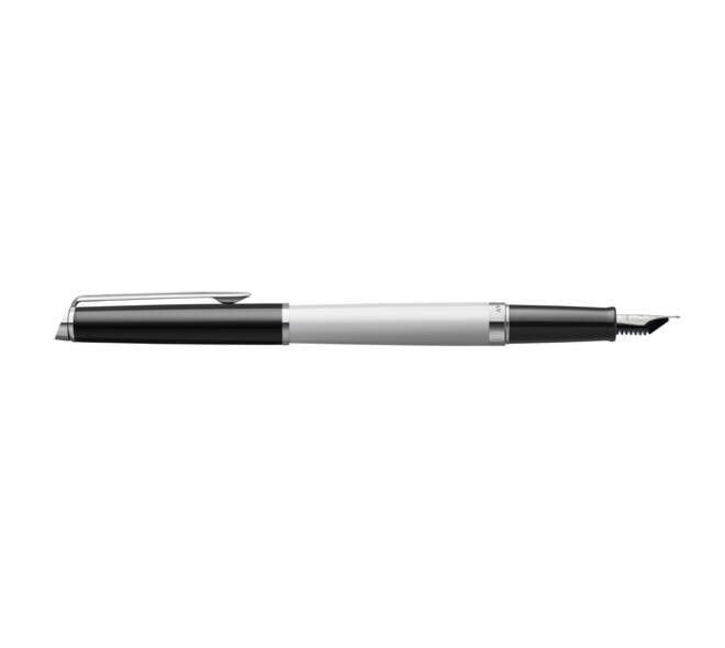 Vulpen Waterman Hémisphère Colour Blocking black en white CT fijn