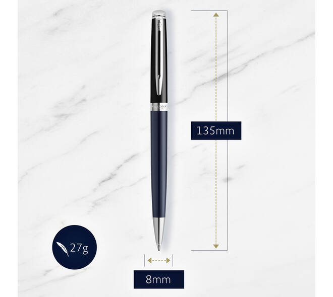 Balpen Waterman Hémisphère Colour Blocking black en blue CT medium
