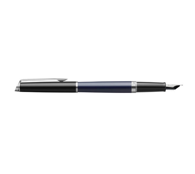 Vulpen Waterman Hémisphère Colour Blocking black en blue CT fijn
