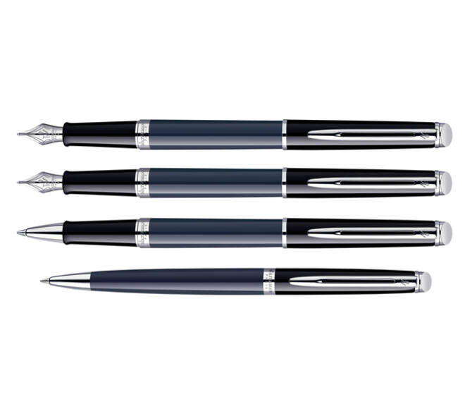 Vulpen Waterman Hémisphère Colour Blocking black en blue CT medium