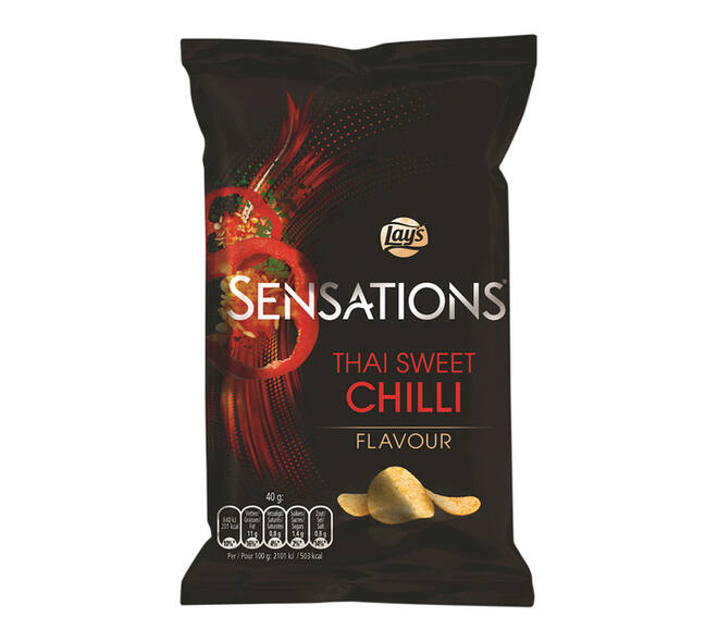 Chips Lay's Sensations Thai sweet chilli zak 40gr
