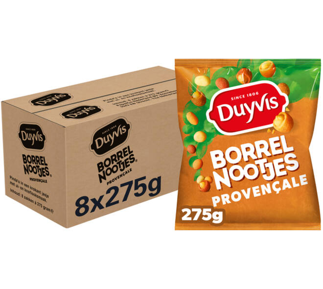 Borrelnootjes Duyvis provencale 275gr