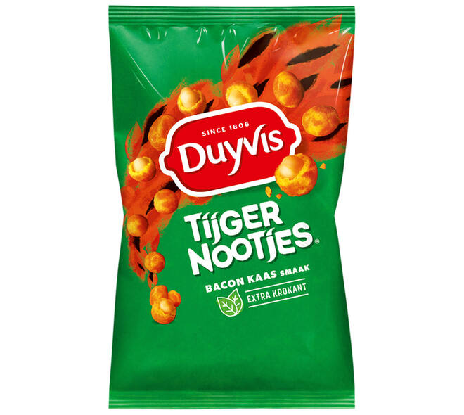 Tijgernootjes Duyvis  bacon kaas zak 1kg
