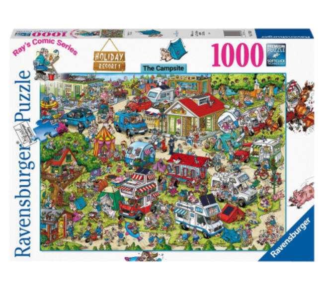 Puzzel Ray Comics Holiday resort 1 The campsite 1000 stukjes