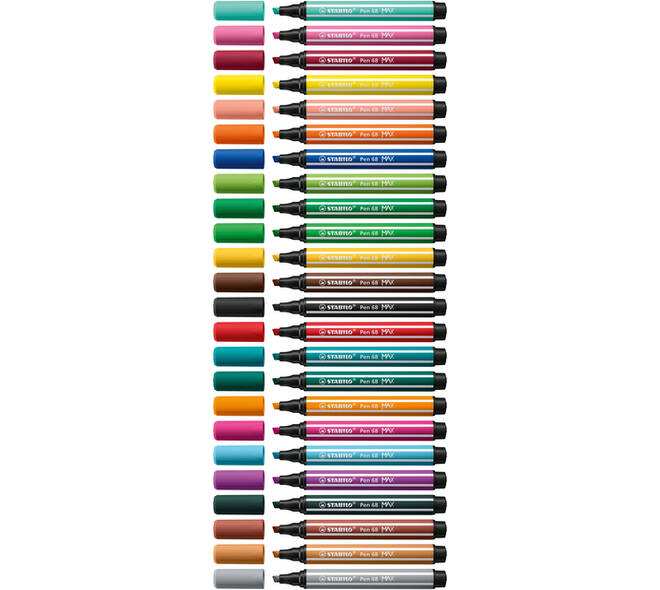 Viltstift STABILO Pen 68/26 Max abrikoos