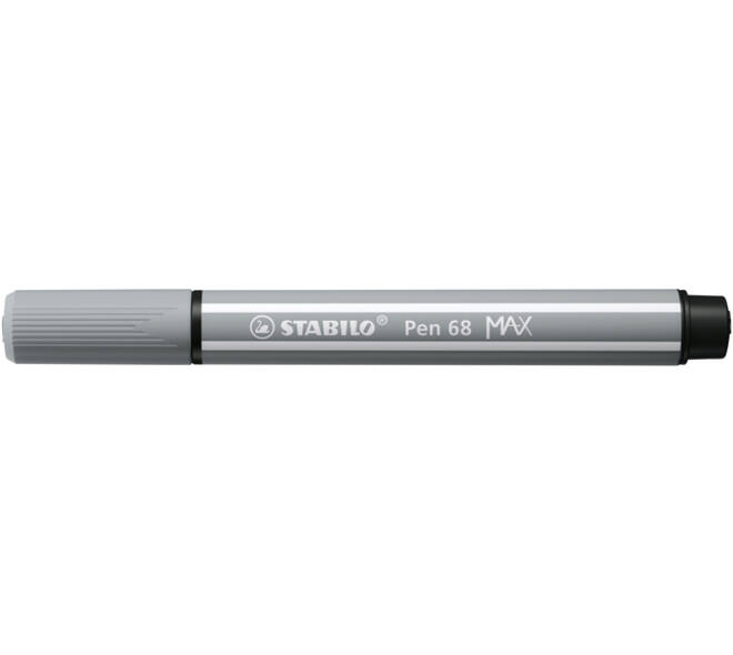 Viltstift STABILO Pen 68/95 Max middel koudgrijs