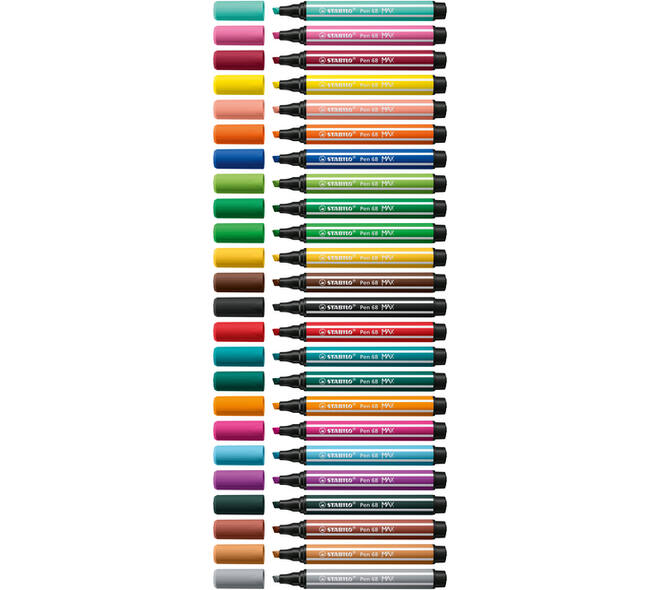 Viltstift STABILO Pen 68/45 Max bruin