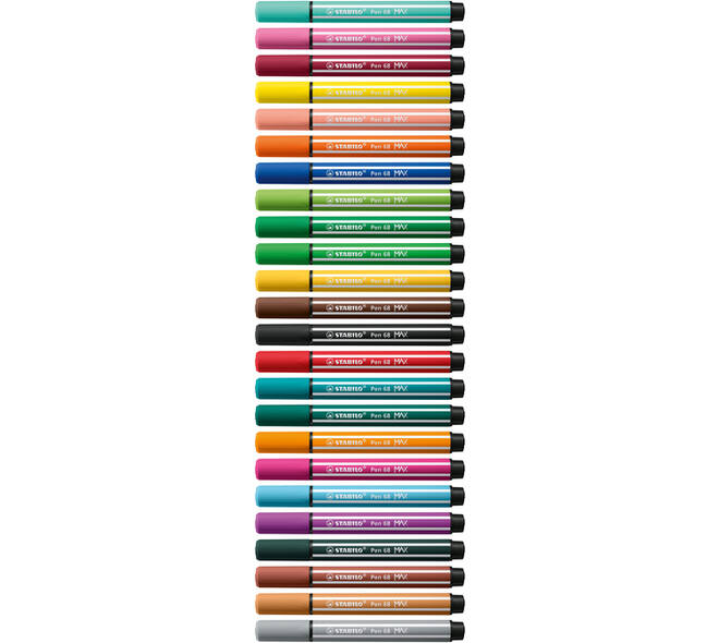 Viltstift STABILO Pen 68/45 Max bruin