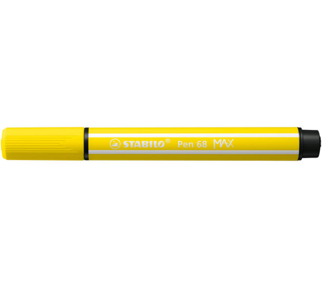 Viltstift STABILO Pen 68/24 Max citroengeel