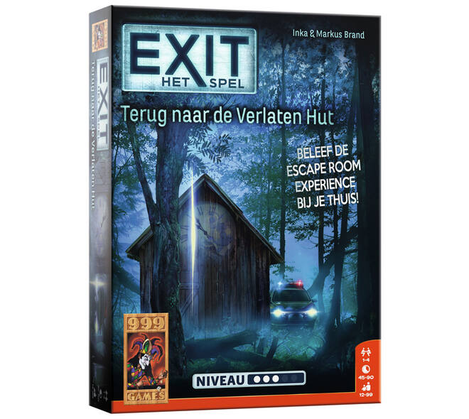 Spel EXIT Terug naar de Verlaten Hut Breinbreker