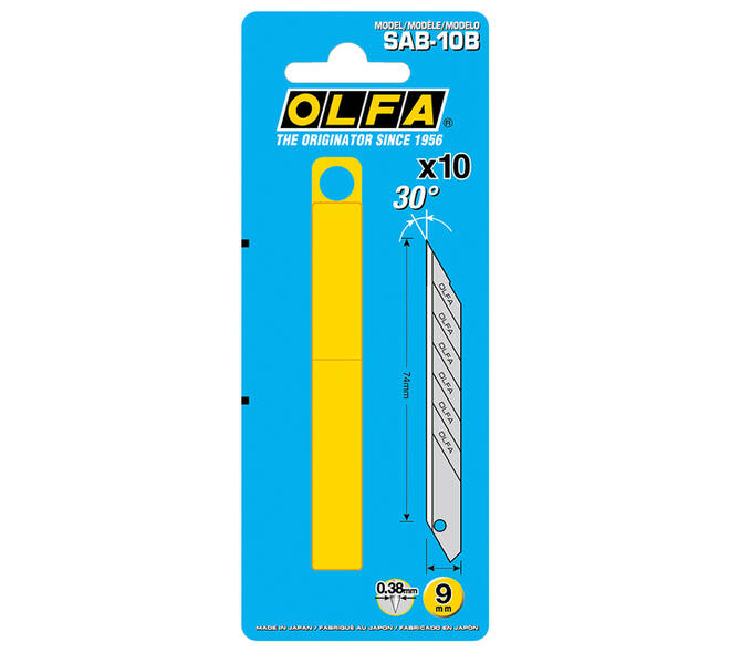 Reservemes Olfa SAB blister à 10 stuks