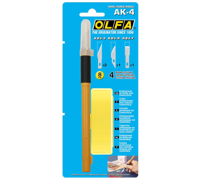 Precisiesnijmes Olfa AK-4 Pro blister à 1 stuk