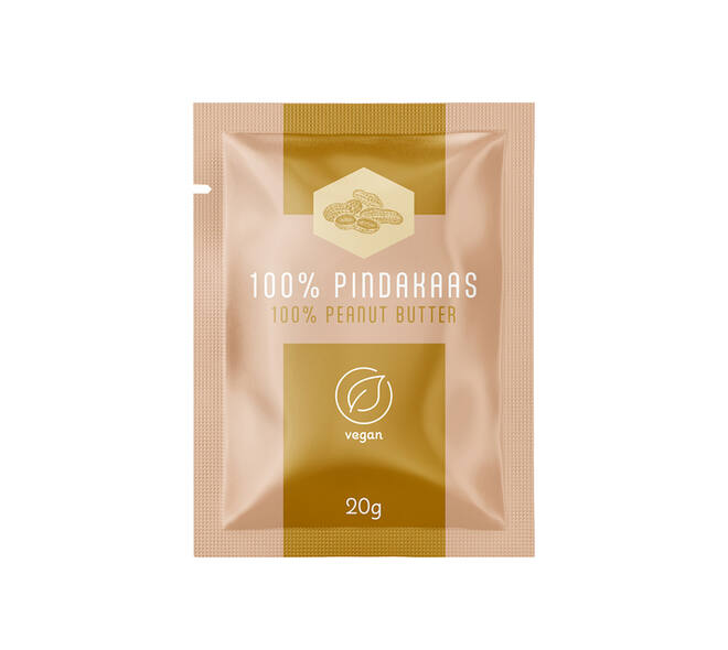Pindakaas van Oordt 100% 100x20 gram