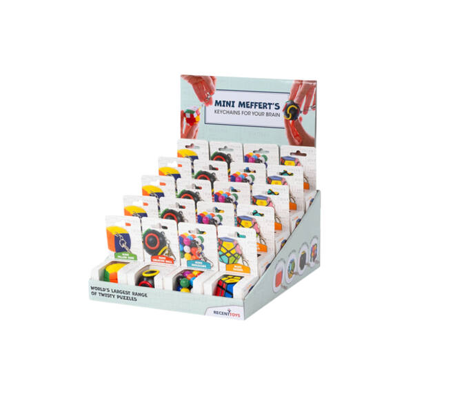 Meffert mini keychain display 20 stuks